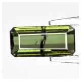 0.72ct 8x3.7mm VS Octagon Natural Green Tourmaline