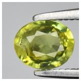 0.42ct 5x4mm VS Oval Natural Green Sapphire - Unhe