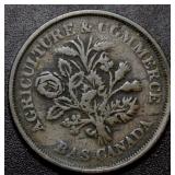 Cda Token LC-5A3 Montreal Banque du Peuple Half Pe