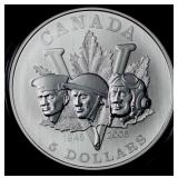 Canada Dollar 2005 60th Anniversary of the end of