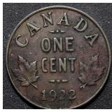 Canada Small Cent 1922