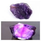 34.24ct 28.5x23mm Rough Natural Purple Amethyst -