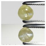 0.42ct Semi-Round Cabochon Natural Green Cat's Eye