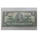 Canada $1 Banknote 1937 BC-21d Coyne Towers