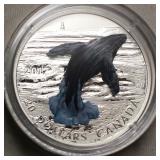 Canada $20 2017 Three Dimensional Breaching Whale