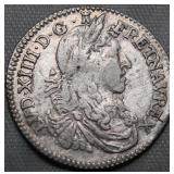 France 10 Sols 1662 Limoges mint