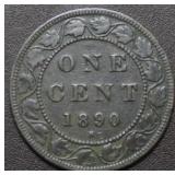 Canada Large Cent 1890H
