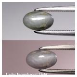 1.12ct Oval Cabochon Natural Green Cat's Eye Alexa