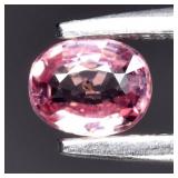 0.31ct 4.5x3.5mm VS Oval Natural Pink Malaya Garne