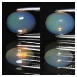 0.63ct Oval Natural Transparent Crystal Opal with