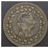 Canada LC-48-3 1812 Tiffin Brass Token  Br960