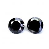 Pair 2p 0.18ct 2.5mm Round Brilliant Cut Diamond N