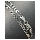 Silver 7.5g 20 In Italian Chain Rhodium Plated