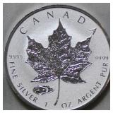 Canada $5 Maple Leaf Bullion 2016 V Tank Privy Mar