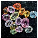 Fancy Color Sapphire Assorted 3ct Gemstone