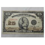 Dominion of Canada 25 Cents Shinplaster 1923 DC-24
