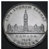 Canada Silver Dollar 1939