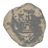 Spanish 8 Maravedis Pirate Money Cob Coin