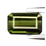 0.79ct 6.5x4.2mm Octagon Natural Green Tourmaline
