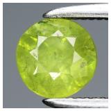 0.65ct Round Brilliant Natural Green Demantoid Gar