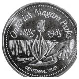 1885-1985 Niagara Falls Ontario Trade Dollar