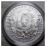 Canada $100 for $100 2015 Muskox 1oz Silver