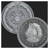 1/10oz .999 Silver GSM Aztec Round