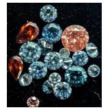 Assorted Lab Color Diamond App 1ct Retail