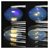 0.70ct Oval Natural Transparent Crystal Opal with