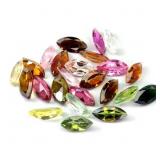 Marquise Cut Natural Multi Color Tourmaline 25pcs