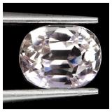 Oval Natural Unheated Peach Pink Kunzite Afghanist