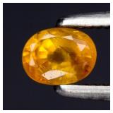 0.40ct 4.5x3.3mm Oval Yellow Sapphire - Africa Gem