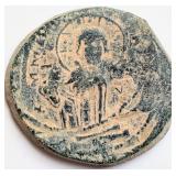 GOD IS WITH US 11th AD Medieval coin Crusades 31mm