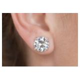 APPR $2000 10K Gold 1.26g Lab Diamond 2.04ct Earin