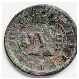 Spain 1600s 4 Maravedis coin 20mm