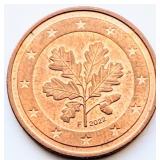 Germany 2022, 2 EURO CENTS coin 19mm