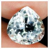 Heart Cut Natural Unheated White Topaz Brazil 8.93