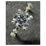 APPR $2000 10K Gold Lab Diamond mond 1.31ct 0.06ct