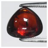 3.09ct Triangle Cabochon Natural Orange Spessartit
