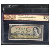 BCS EF40 Canada 1954 $20 Note