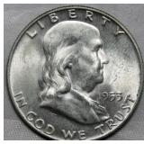 USA Franklin Half Dollar 1953-D