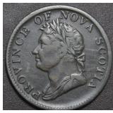 Cda Token NS-1D1 George lV 1932 1/2 Penny Token Br