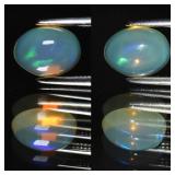 0.89ct Oval Natural Transparent Crystal Opal with