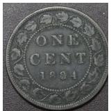 Canada Large Cent 1884 Obv2