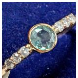 APPR $1500 10K Gold 1.31g Rare Color Change Size 6