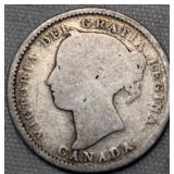 Canada 10 Cents 1899 Large 99