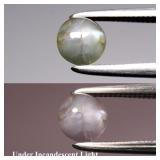 0.69ct Round Cabochon Natural Green Cat's Eye Alex