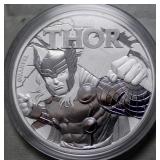 Tuvalu 1$ Silver Bullion 2018 Thor