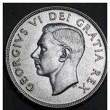 Canada Silver Dollar 1950 Arnprior