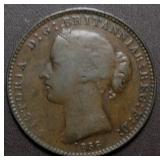 Cda Token NS-6A2 Victoria Britannia 1856 Penny Tok